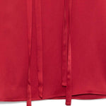 Blusa con collo lavallière in rosso Antonelli - donna 