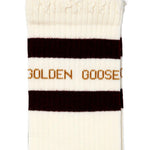 Calzini con logo in beige 