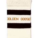 Calzini con logo in beige 