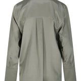 Blusa in cady di seta stretch dover in verde Maxmara - donna 