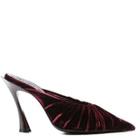 Mules con ruches in bordeaux Mugler - donna 