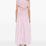 Abito midi con ruches in rosa Self-Portrait - donna 