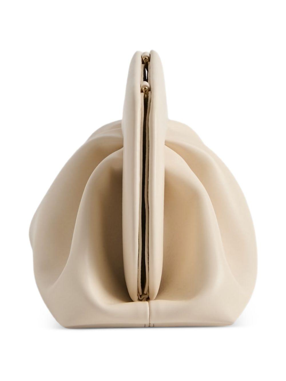 Clutch bios media in beige Themoirè - donna 