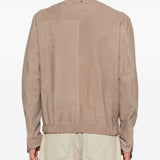 Giacca in pelle scamosciata in beige Salvatore santoro - uomo 