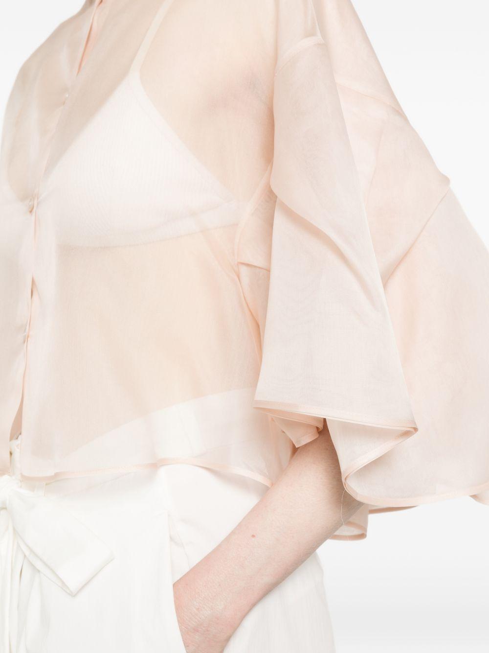 Blusa con ruches in beige Maxmara - donna 