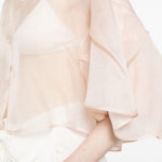 Blusa con ruches in beige Maxmara - donna 
