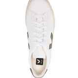 Sneakers basse campo in bianco e verde Veja - donna 