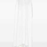 Abito lungo oversize a camicia in bianco NORMA KAMALI - donna 
