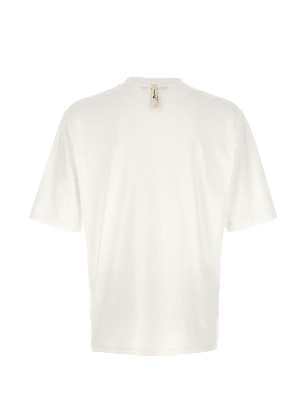 T-shirt con logo in bianco Jacquemus - unisex 