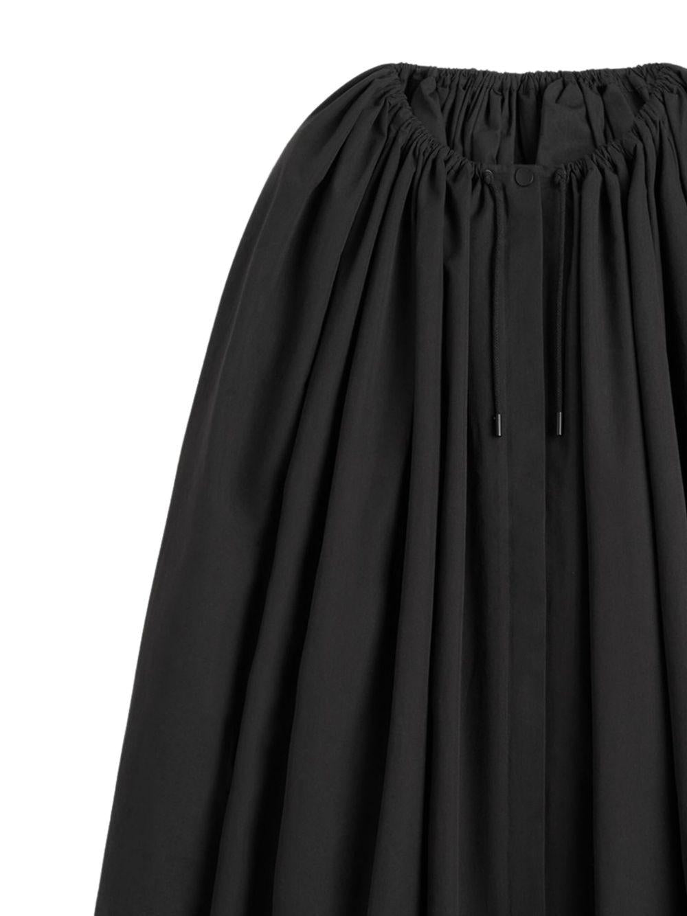 Cappotto con arricciatura in nero Toteme - donna 