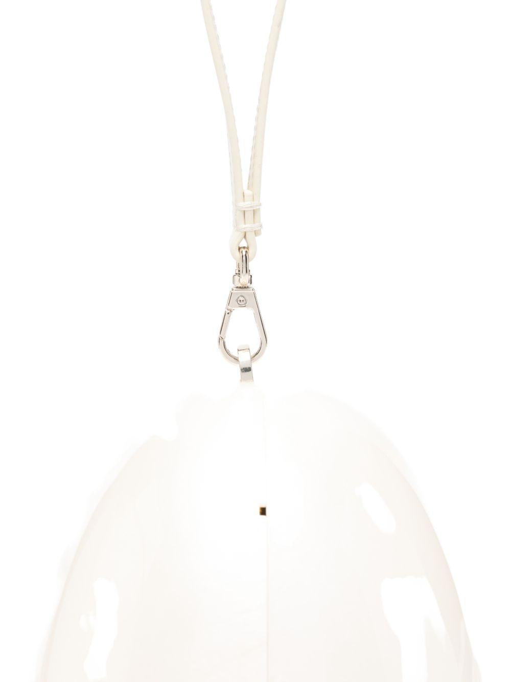 Borsa a mano egg grande in avorio Simone Rocha - donna 