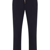 Pantaloni in lana elasticizzata in blu Eleventy - uomo 