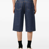 Blue five-pocket denim shorts Ami paris - uomo 