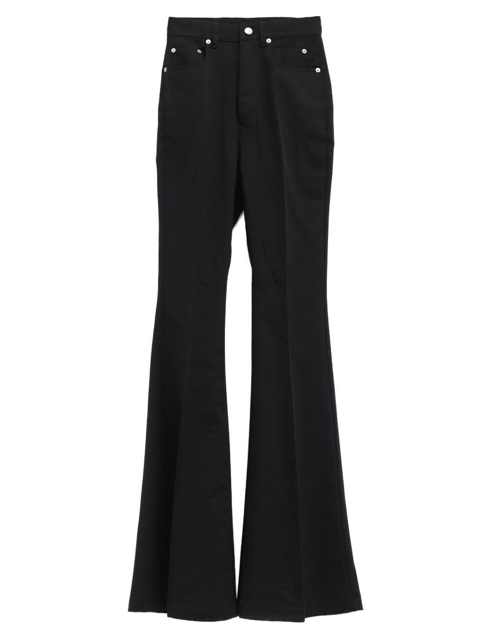 Jeans bolan svasati in nero Rick owens - donna 