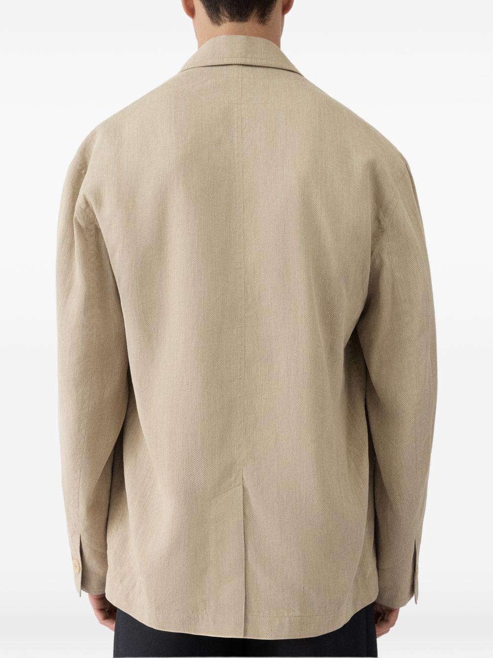 Giacca monopetto la veste pastro in beige Jacquemus - uomo 