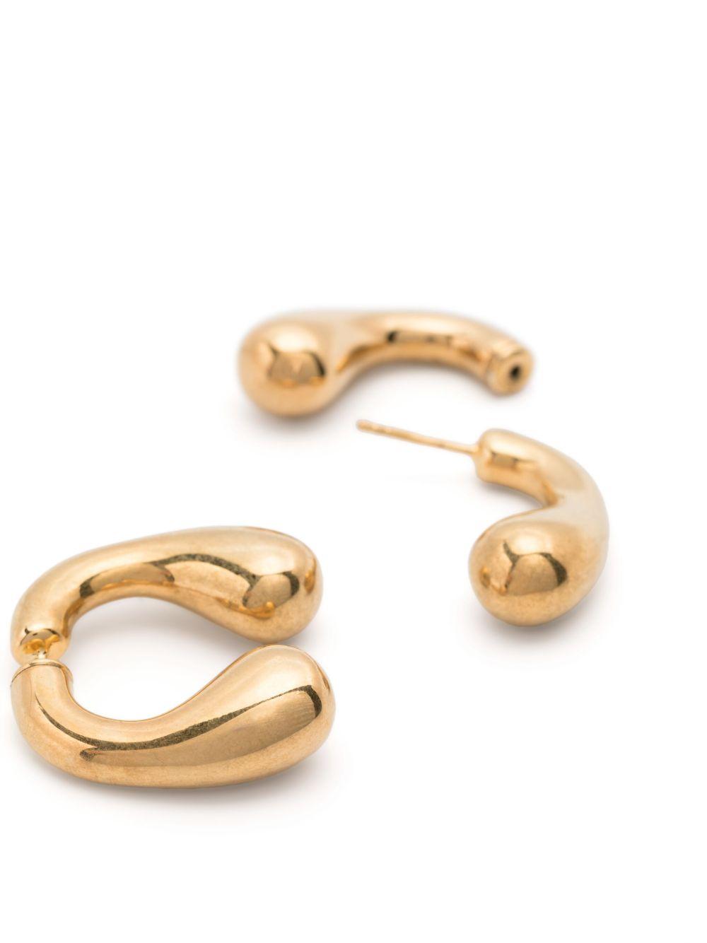 Orecchini a bottone in oro Panconesi - unisex 