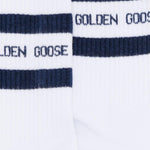 Calzini a coste in bianco Golden goose - unisex 