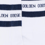 Calzini a coste in bianco Golden goose - unisex 