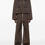 Pantaloni heizer belas in grigio Rick owens - uomo 