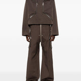 Pantaloni heizer belas in grigio Rick owens - uomo 