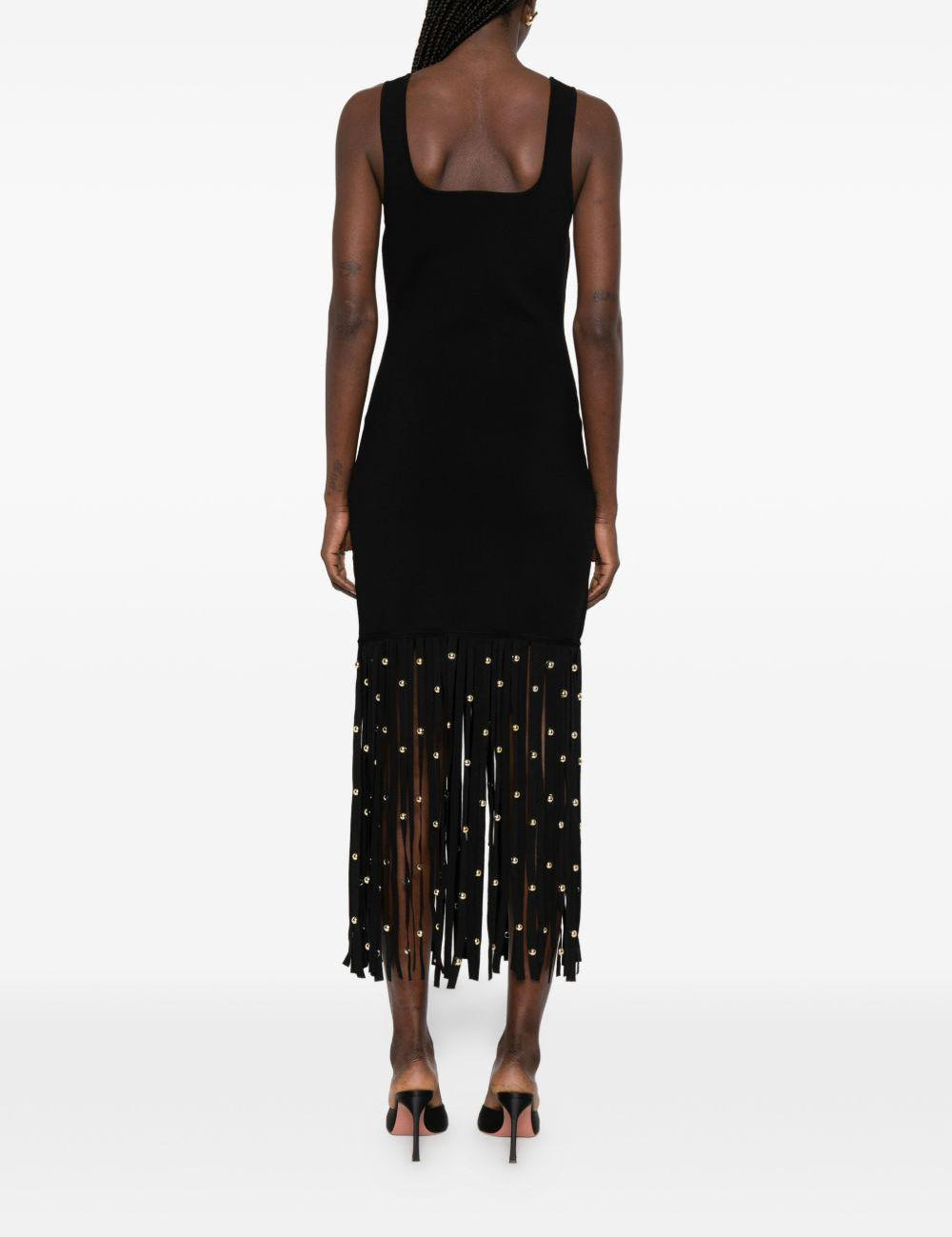 Abito con frange in nero Simkhai - donna 