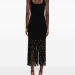 Abito con frange in nero Simkhai - donna 