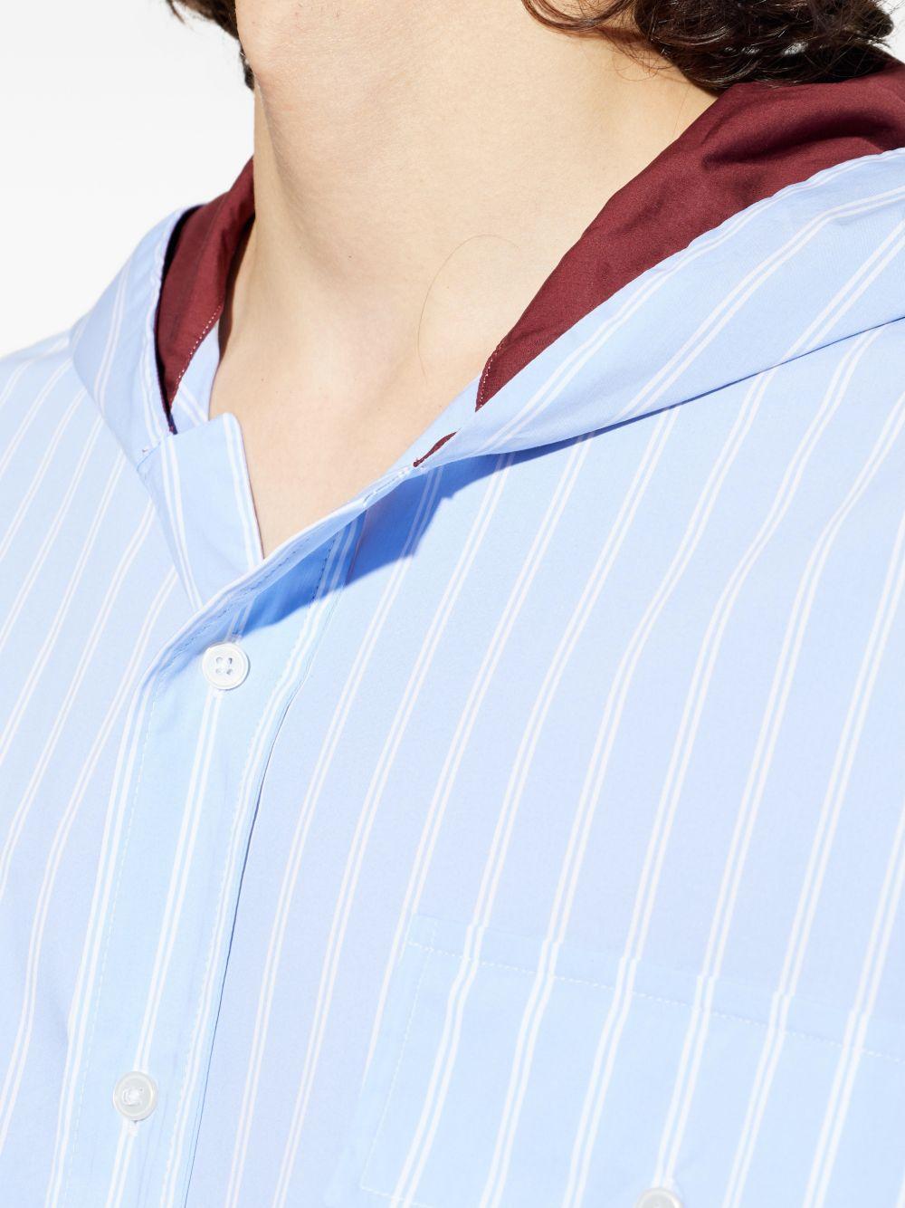 Camicia a righe in azzurro Pdf - uomo 