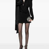 Abito stile blazer con fiocco  in nero David koma - donna 