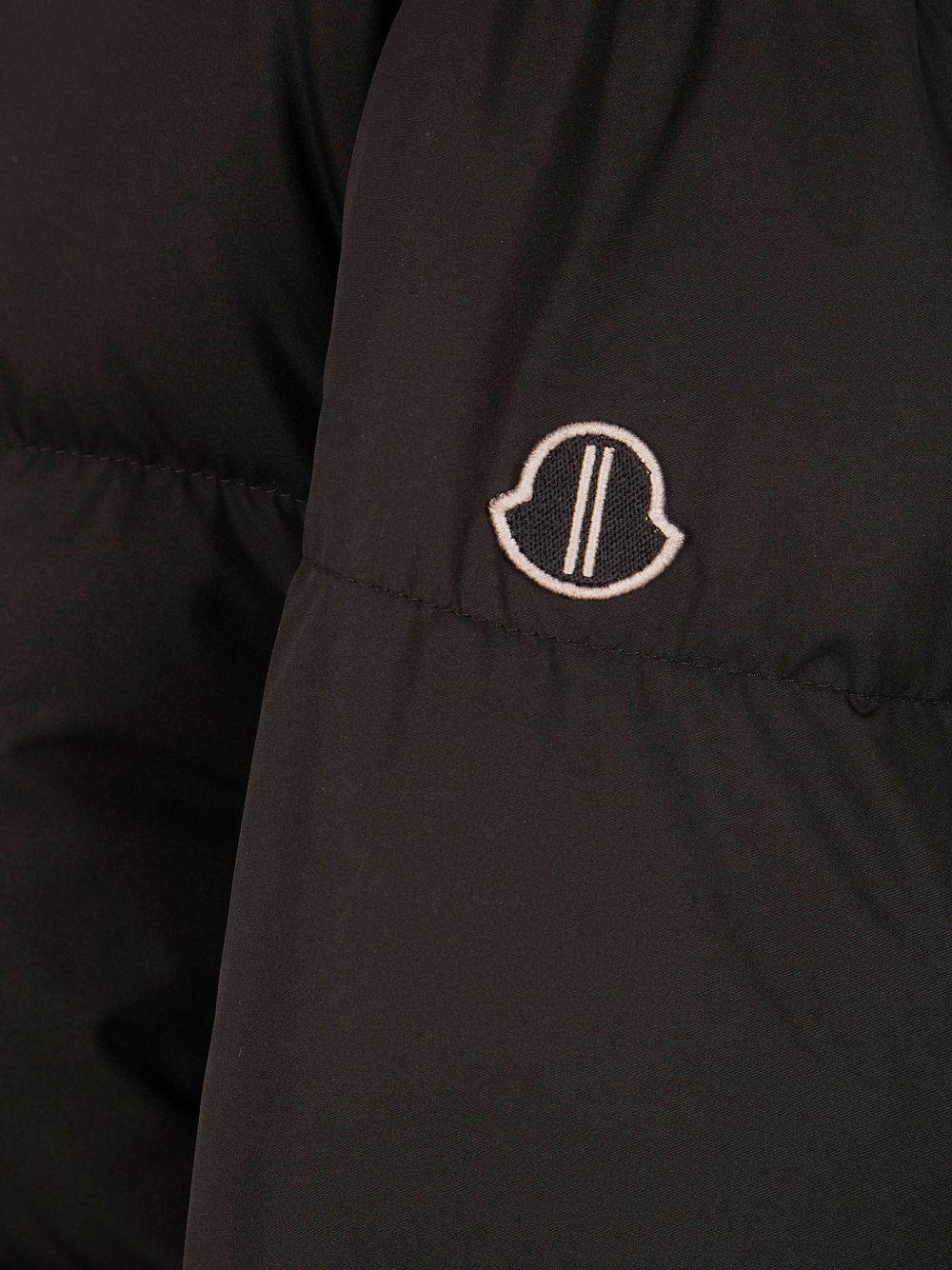 Giacca cyclopic crop in nero Rick Owens x Moncler - unisex<BR/><BR/> 
