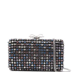 Clutch con cristalli in nero Self-Portrait - donna 