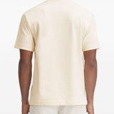 T-shirt con logo in avorio Jacquemus - uomo 