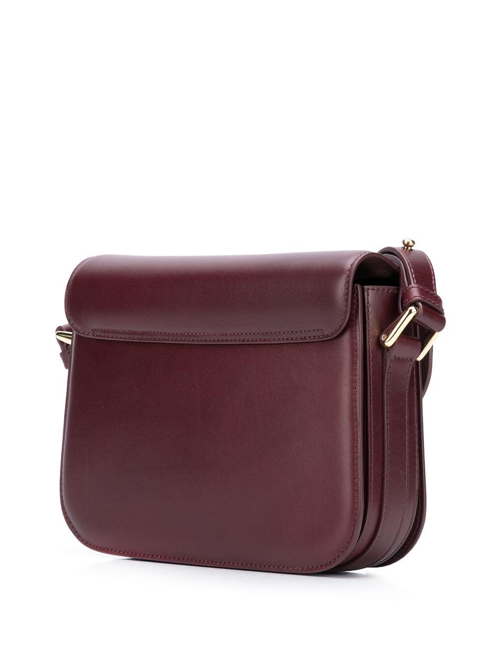 Borsa Grace small in bordeaux A.P.C. - donna 