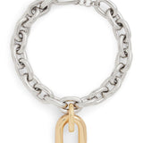 Collana XL a catena in oro e argento Rabanne - donna 