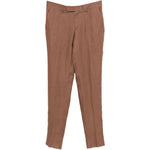 Pantaloni lyon in marrone lardini - uomo 