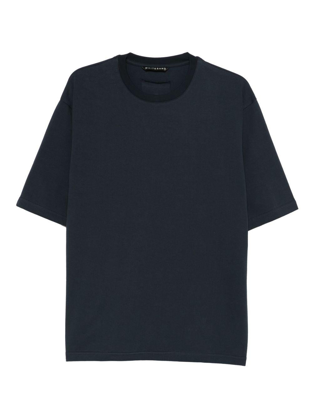 T-shirt a maniche corte in blu Whitesand - uomo 