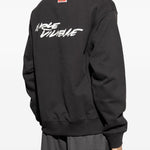 Felpa con stampa floreale Boke in nero Kenzo - uomo 