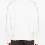 Felpa con zip in bianco Brunello cucinelli - uomo 