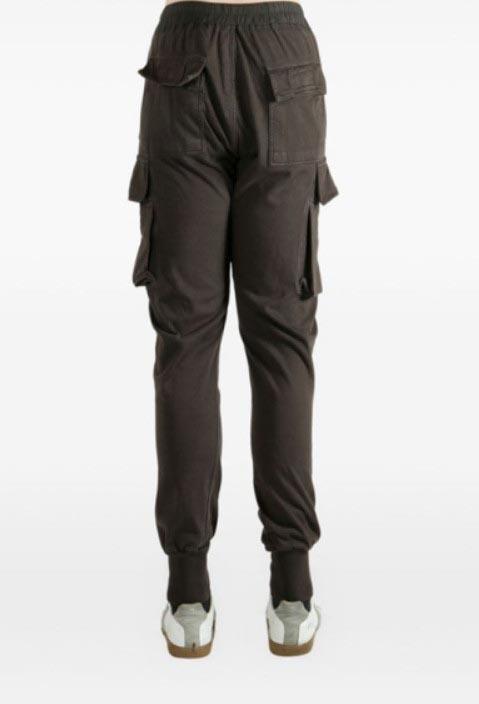 Cargo mastodon con coulisse in grigio Rick Owens DRKSHDW -  uomo 