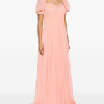 Abito lungo con plisse in rosa Ermanno Scervino - donna 