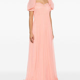 Abito lungo con plisse in rosa Ermanno Scervino - donna 