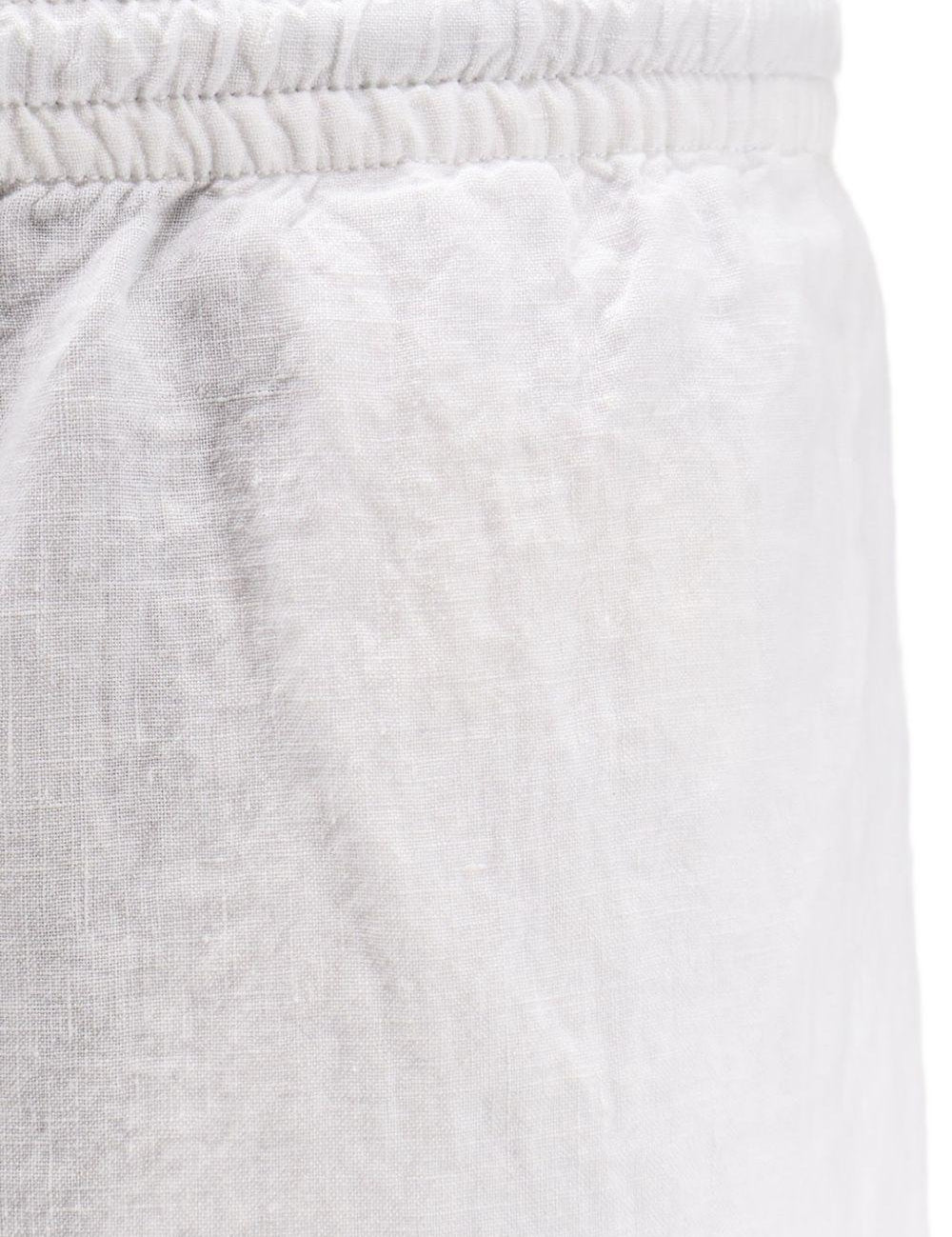 Pantaloni in lino ventura in bianco Aspesi - uomo 