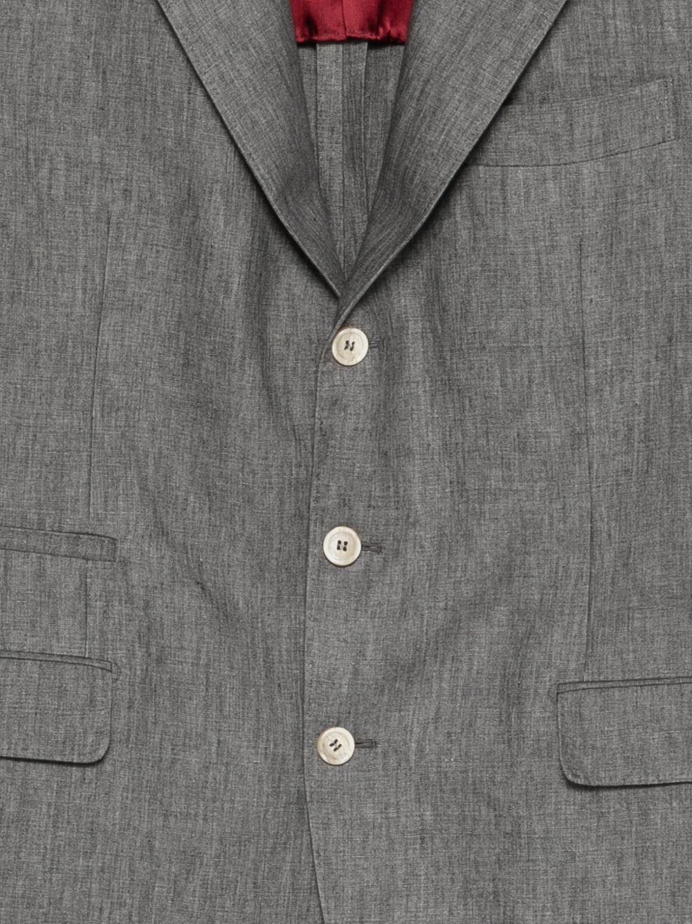 Completo monopetto due pezzi in grigio Brunello cucinelli - uomo 