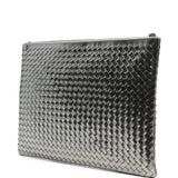 Clutch intrecciato A4 in argento Dragon diffusion - donna 
