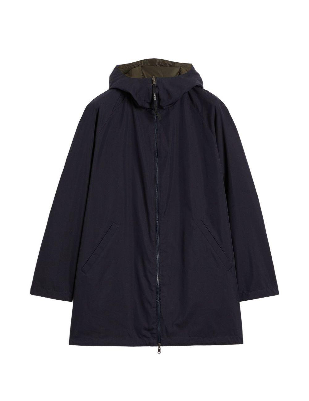 Giacca reversibile con cappuccio in blu Aspesi - uomo 