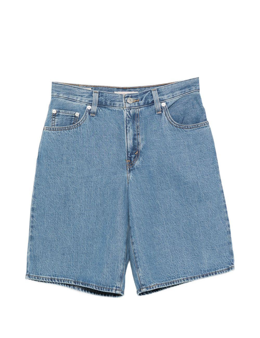 Shorts denim con applicazione in blu Levi's - donna 