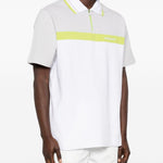 Polo con zip in bianco Casablanca - uomo 