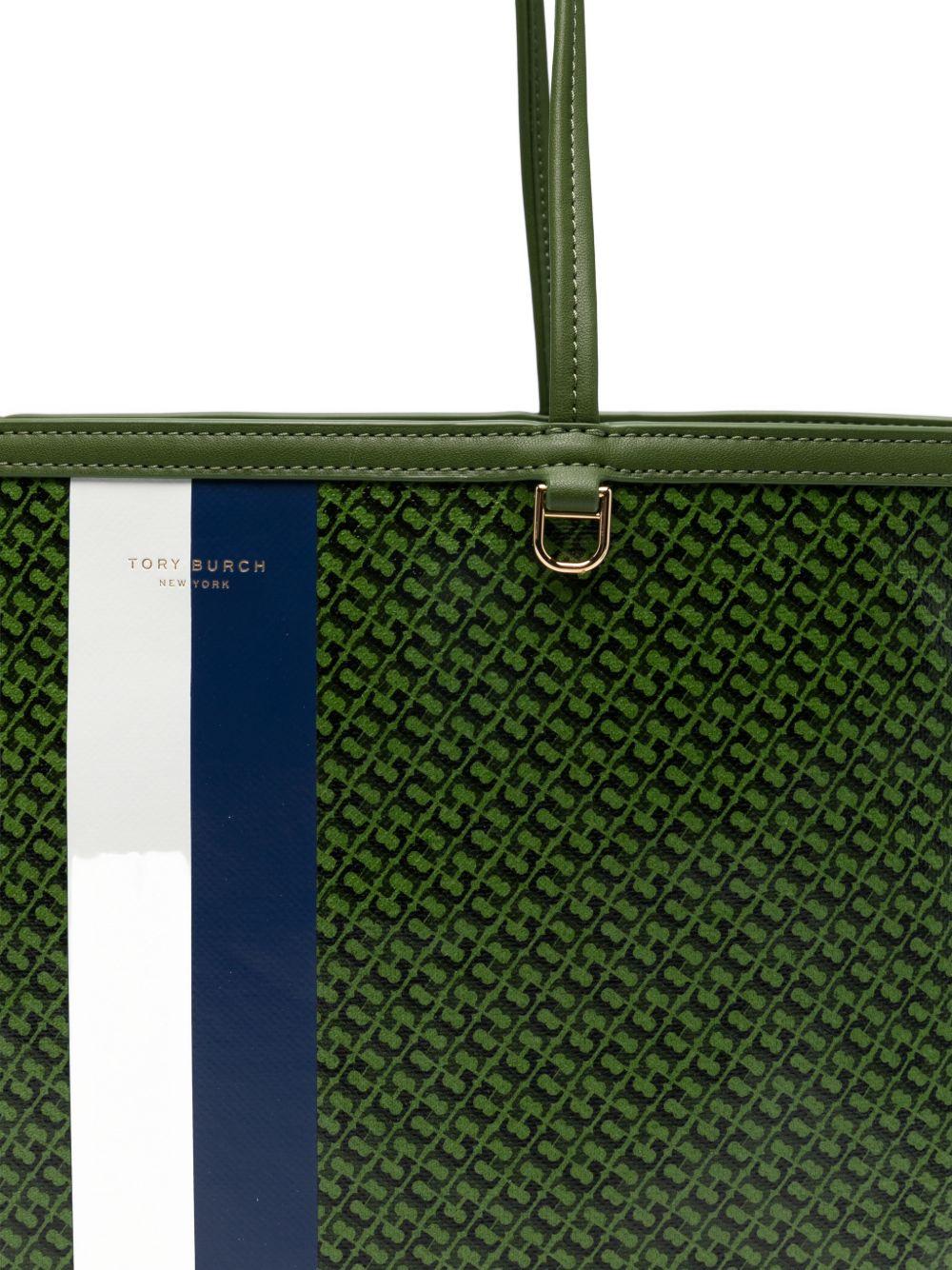Borsa tote the racer in verde tory burch - donna 