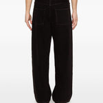 Jeans con coulisse in nero Song for the mute - uomo 