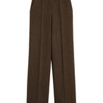 Pantaloni a vita alta billy in marrone Maxmara - donna 