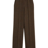 Pantaloni a vita alta billy in marrone Maxmara - donna 